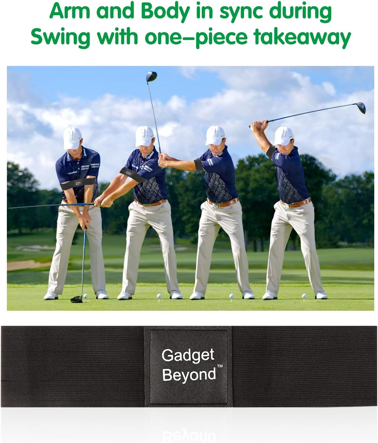 Gadget Beyond Swing Correcting Arm Band Golf Swing Training Aid